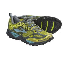 Brooks Cascadia 6 Trail Running Shoes (For Women) in Aqua/Lime Punch/Shadow/Silver/Black - Closeouts