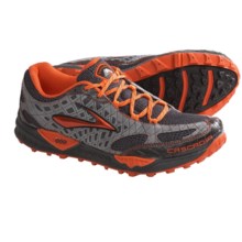 Brooks Cascadia 7 Trail Running Shoes (For Men) in Cherry Tomato/Gargoyle/Anthracite/Silver - Closeouts