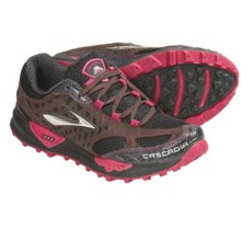 Brooks Cascadia 7 Trail Running Shoes (For Women) in Black/Shopping Bag/Cerise - Closeouts