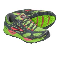 Brooks Cascadia 7 Trail Running Shoes (For Women) in Greenery/Cayenne/Anthracite/Black - Closeouts