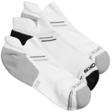 Brooks Double Tab Socks - 3-Pack (For Men and Women) in White/Black/Grey/Light Grey - 2nds