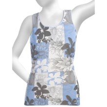 Brooks D’lite Mesh Tank Top (For Women) in Flower Check Powder - Closeouts