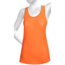 Brooks D’lite Micro Mesh Racerback Tank Top (For Women) in Carrot - Closeouts