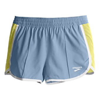 Brooks Epiphany Stretch II Running Shorts (For Women) in Powder