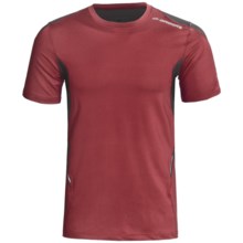 Brooks Equilibrium Shirt - Short Sleeve (For Men) in Rio Red - Closeouts