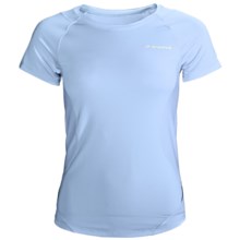 Brooks Equilibrium Shirt - Short Sleeve (For Women) in Powder - Closeouts