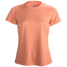 Brooks EZ T II Shirt - Short Sleeve (For Women) in Carrot - Closeouts