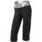 Brooks Glycerin II Capris (For Women) in Black/White Wildflower Print