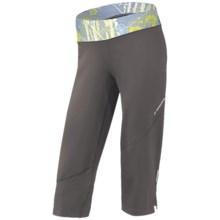 Brooks Glycerin II Capris (For Women) in Slate/Powder Wildflower Print - Closeouts