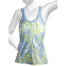 Brooks Glycerin II Print Support Tank Top - Built-In Bra (For Women) in Powder - Closeouts