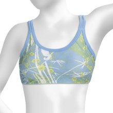 Brooks Glycerin II Printed Bra Top - Encapsulated, High Impact, Racerback (For Women) in Powder - Closeouts