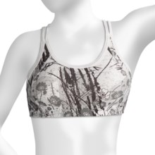 Brooks Glycerin II Printed Bra Top - Encapsulated, High Impact, Racerback (For Women) in White - Closeouts