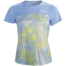 Brooks HVAC Synergy Shirt - UPF 40+, Short Sleeve (For Women) in Powder - Closeouts