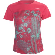 Brooks HVAC Synergy Shirt - UPF 40+, Short Sleeve (For Women) in Rouge - Closeouts