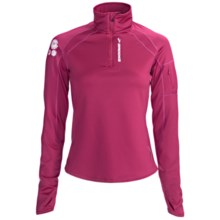 Brooks Infiniti Zip Neck Pullover - Midweight (For Women) in Cerise - Closeouts