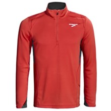 Brooks Podium II Pullover - Zip Neck, Midweight, Long Sleeve (For Men) in Power Red - Closeouts