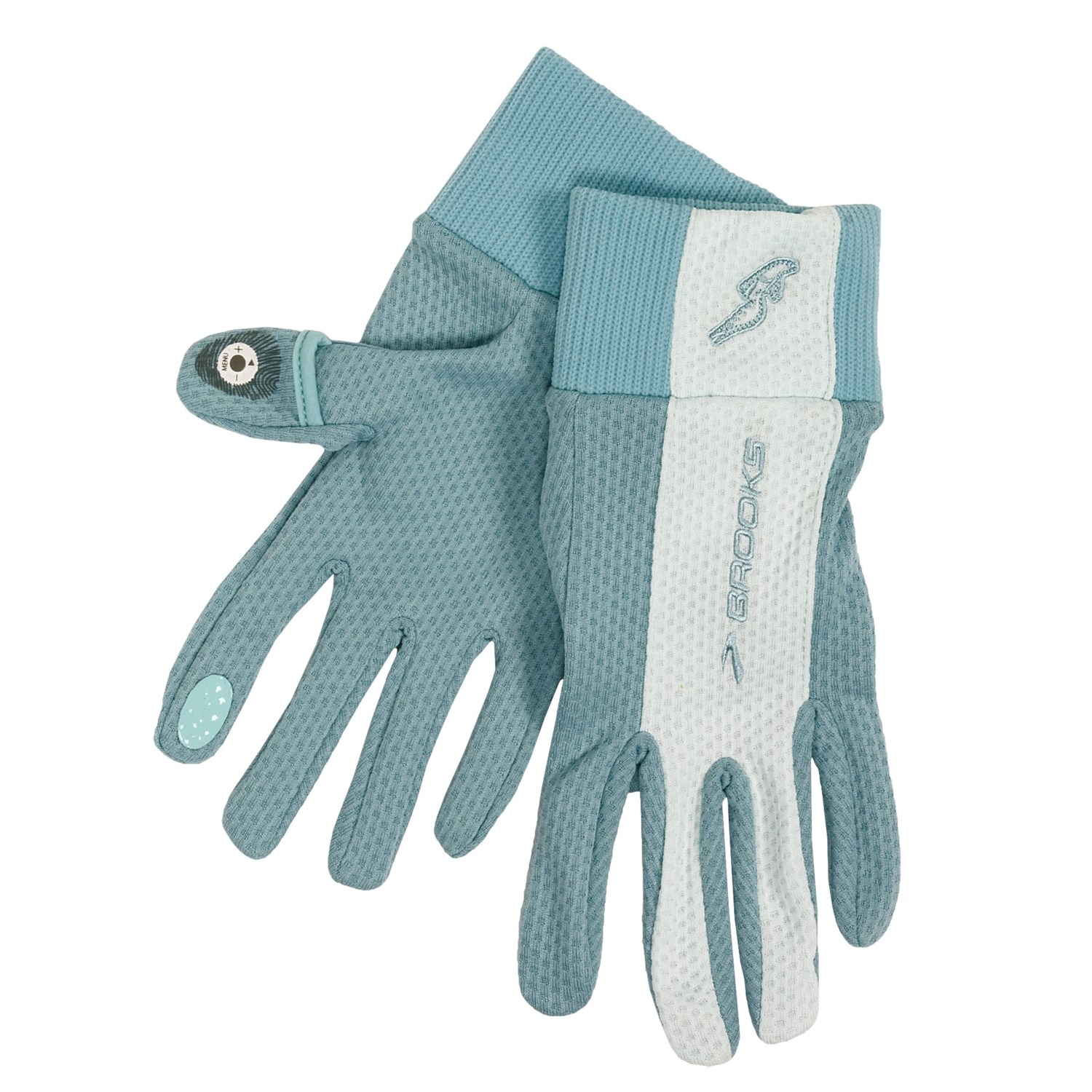 تشكيلة رائعة  من  القفازات للبنوتات  Brooks-pulse-lite-gloves-for-men-and-women-in-glacial-water-blue-ice~p~4109k_03~1500