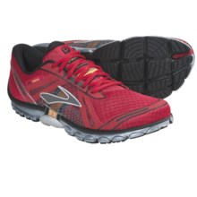 Brooks PureCadence Running Shoes - Minimalist (For Men) in Tango Red/Neon Orange/Silver/Black - Closeouts