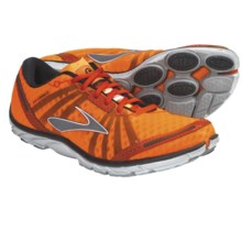 Brooks PureConnect Running Shoes - Minimalist (For Men) in Shocking Orange/Cherry Tomato/Black - Closeouts