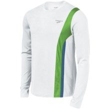 Brooks Rev II Shirt - Long Sleeve (For Men) in White/Speedgreen - Closeouts