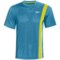 Brooks Rev II Shirt - Short Sleeve (For Men) in Atlantic/Sulphur