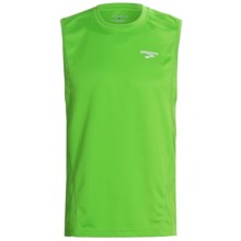 Brooks Versatile Shirt - Sleeveless (For Men) in Speed Green - Closeouts