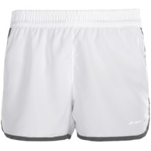 Brooks Versatile Woven Shorts - 3.5” (For Women) in White/Slate - Closeouts