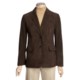 Brown Suede Blazer (For Women)
