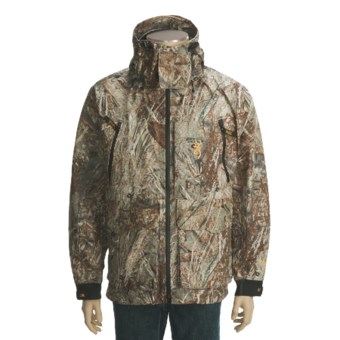 Browning Maxus HMX Waterfowl Jacket - Waterproof (For Big Men) in Mossy Oak Duck Blind