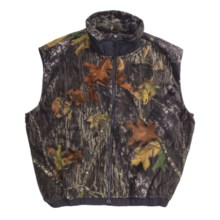 Browning TF-300 Fleece Camo Vest (For Men) in Mossy Oak Breakup - Closeouts