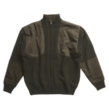 Browning Upland Sweater - Full Zip (For Big and Tall Men) in Loden - Closeouts