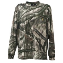 Browning Wasatch T-Shirt - Long Sleeve (For Big and Tall Men) in Mossy Oak Treestand - Closeouts