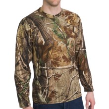 Browning Wasatch Vapor Max T-Shirt - Long Sleeve (For Big Men) in Realtree Ap - Closeouts