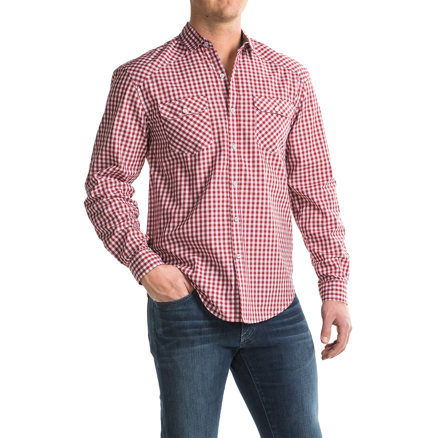 Bruno Gingham Button-Up Shirt (For Men) - Save 50%