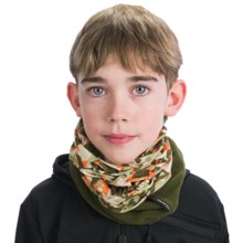Buff Junior Polar Buff Neck Gaiter - Polartec® Fleece (For Boys and Girls) in New Snow / Military - Closeouts