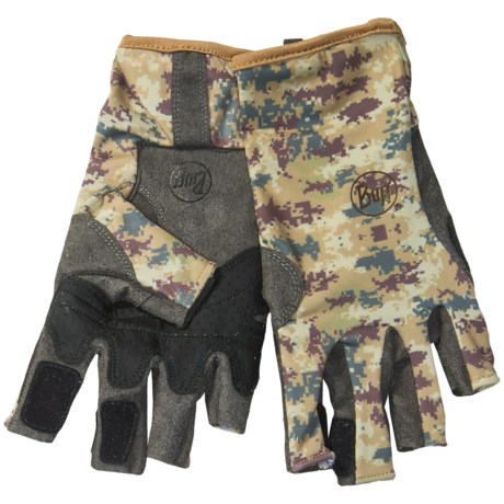 Buff Pro Series Angler 2 Gloves UPF 50+, Fingerless (For Men and Women)