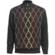 Bullock & Jones Argyle Sweater - Zip Neck, Cotton-Cashmere-Wool (For Men)
