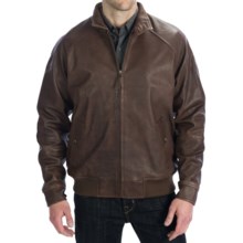 Bullock & Jones Barracuda Jacket - Vintage Leather (For Men) in Brown - Closeouts