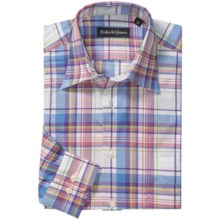Bullock & Jones Cotton Plaid Shirt - Spread Collar, Long Sleeve (For Men) in Blue/Pink - Closeouts