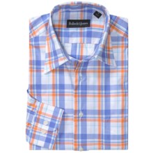 Bullock & Jones Davenport Sport Shirt - Long Sleeve (For Men) in Blue/Orange - Closeouts