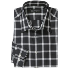 Bullock & Jones Jackson Plaid Sport Shirt - Long Sleeve (For Men) in Black/White - Closeouts