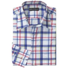 Bullock & Jones Livingston Plaid Shirt - Long Sleeve (For Men) in Blue/Red - Closeouts