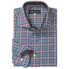 Bullock & Jones Madrid Shirt - Long Sleeve (For Men) in Grey/Teal/Red - Closeouts