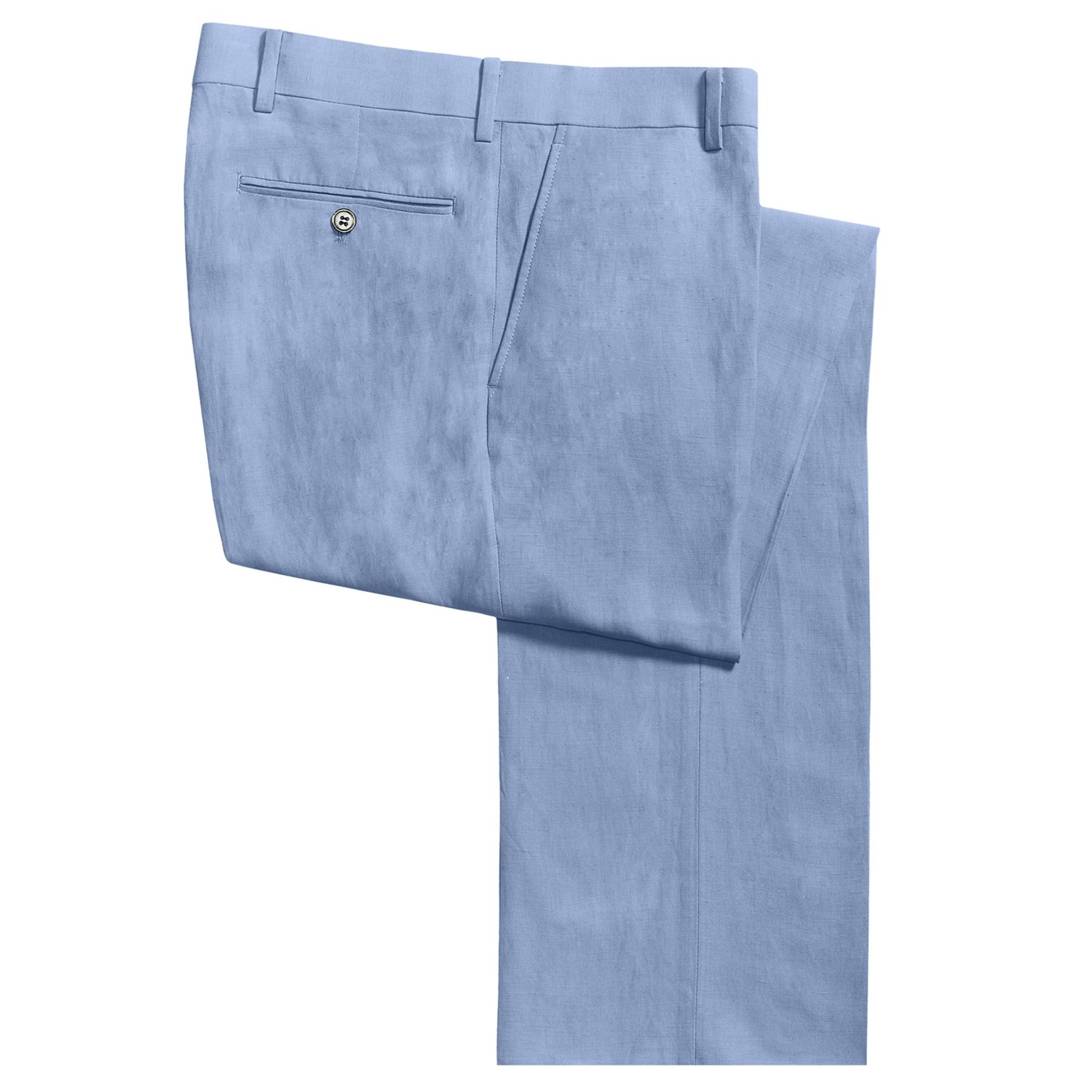 light blue linen pants