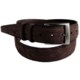 Bullock & Jones Sueded Caiman Crocodile Belt (For Men)