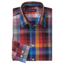 Bullock & Jones Thomas Plaid Shirt - Long Sleeve (For Men) in Red/Blue - Closeouts