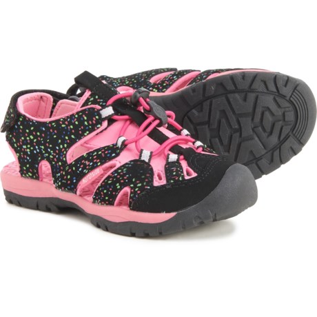 Northside Burke SE Sport Sandals (For Girls) - BLACK/FUCHSIA (3C )