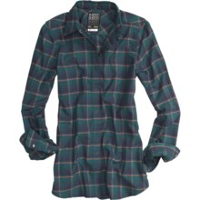 Burton Blitz Flannel Shirt - Snap Front, Long Sleeve (For Women) in Hex - Closeouts