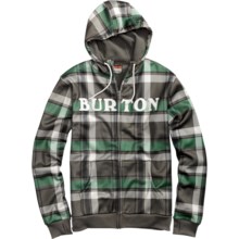 Burton Bonded DRYRIDE Thermex Hoodie Sweatshirt - Full Zip (For Men) in Keep Riverside Plaid - Closeouts