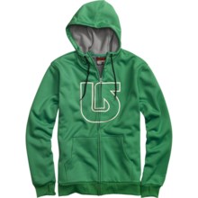 Burton Bonded DRYRIDE Thermex Hoodie Sweatshirt - Full Zip (For Men) in Murphy - Closeouts